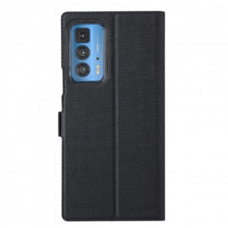 Capa De Celular Para Motorola Edge 20 Pro Flip Vili Texturizada