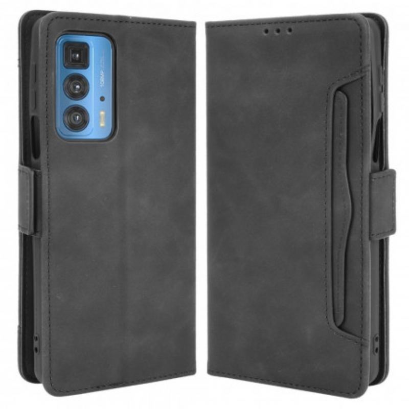 Capa Flip Para Motorola Edge 20 Pro Multi-card Premier Class