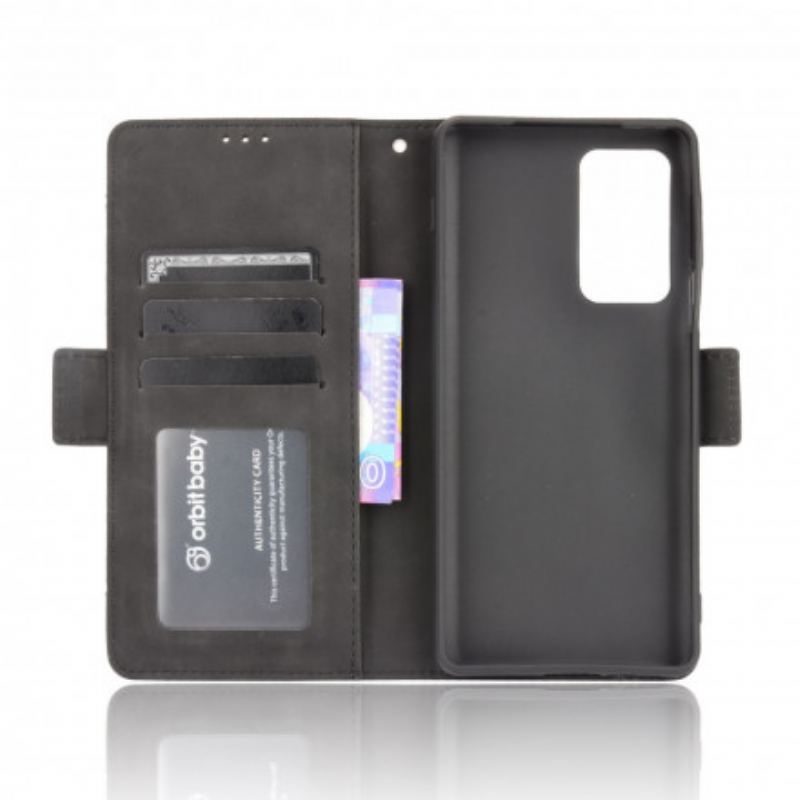 Capa Flip Para Motorola Edge 20 Pro Multi-card Premier Class