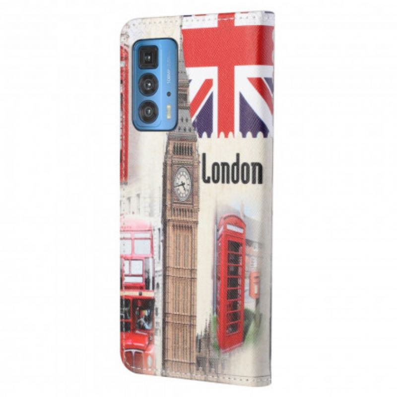 Capa Flip Para Motorola Edge 20 Pro Vida Em Londres