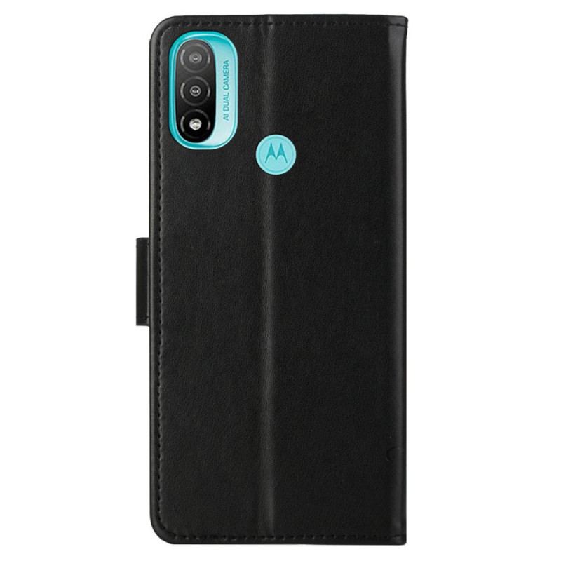 Capa Flip Para Moto G71 5G Borboletas E Flores Asiáticas