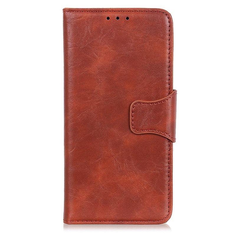 Capa Flip Para Moto G71 5G De Couro Aba Magnética De Dupla Face