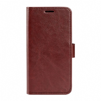 Capa Flip Para Moto G71 5G Efeito Couro