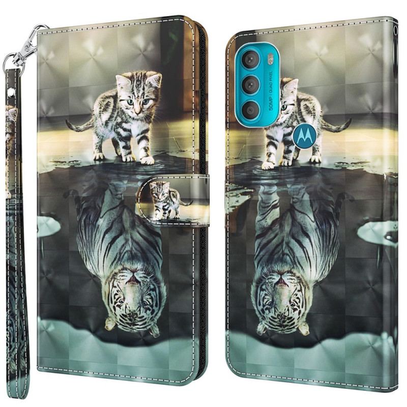 Capa Flip Para Moto G71 5G Ernesto O Tigre