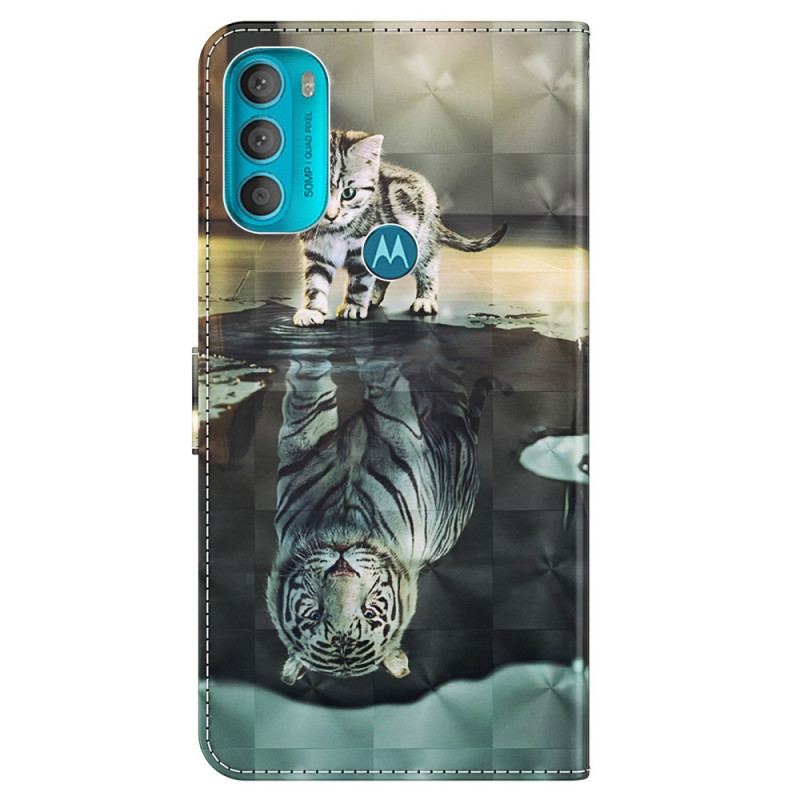 Capa Flip Para Moto G71 5G Ernesto O Tigre