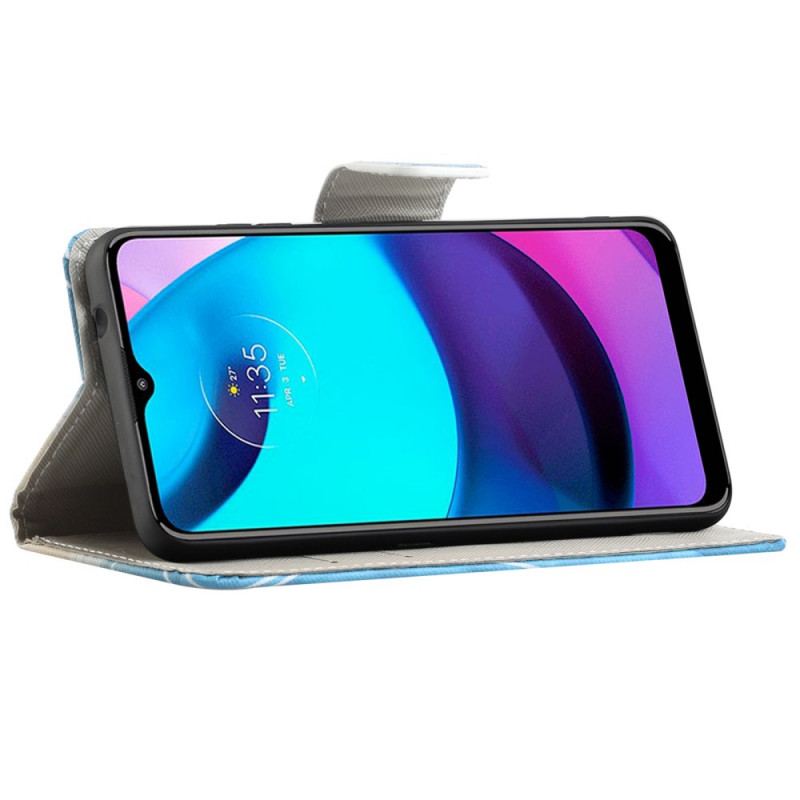 Capa Flip Para Moto G71 5G Não Toque No Meu Telefone