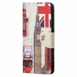 Capa Flip Para Moto G71 5G Vida Em Londres