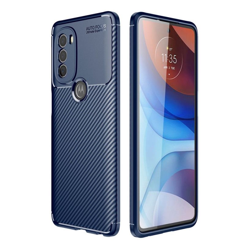 Capa Para Moto G71 5G Mangueira De Fibra De Carbono