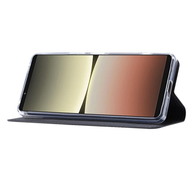 Capa De Celular Para Sony Xperia 5 IV Flip Tecido Vili