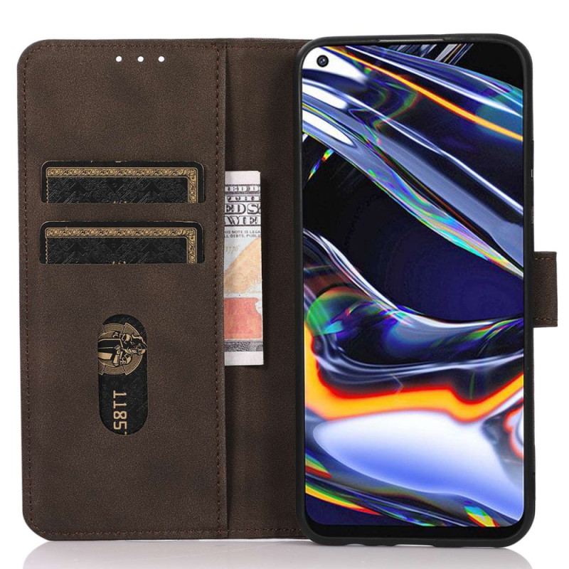 Capa De Couro Para Sony Xperia 5 IV Khazneh Moda Efeito Couro