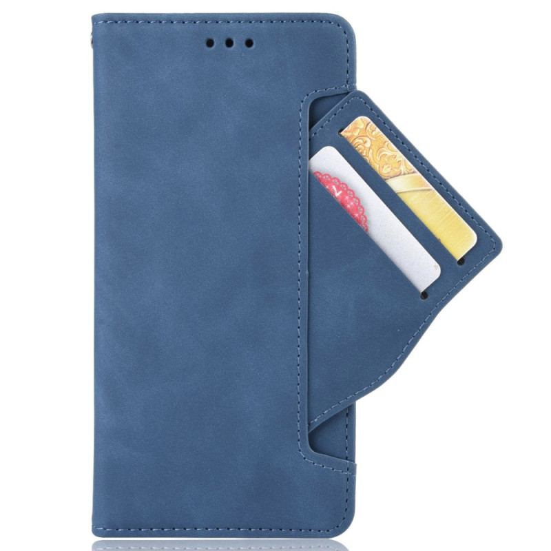 Capa De Couro Para Sony Xperia 5 IV Multi-card Premier Class