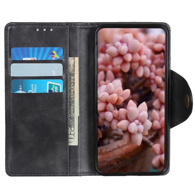 Capa Flip Para Sony Xperia 5 IV Botão Magnético