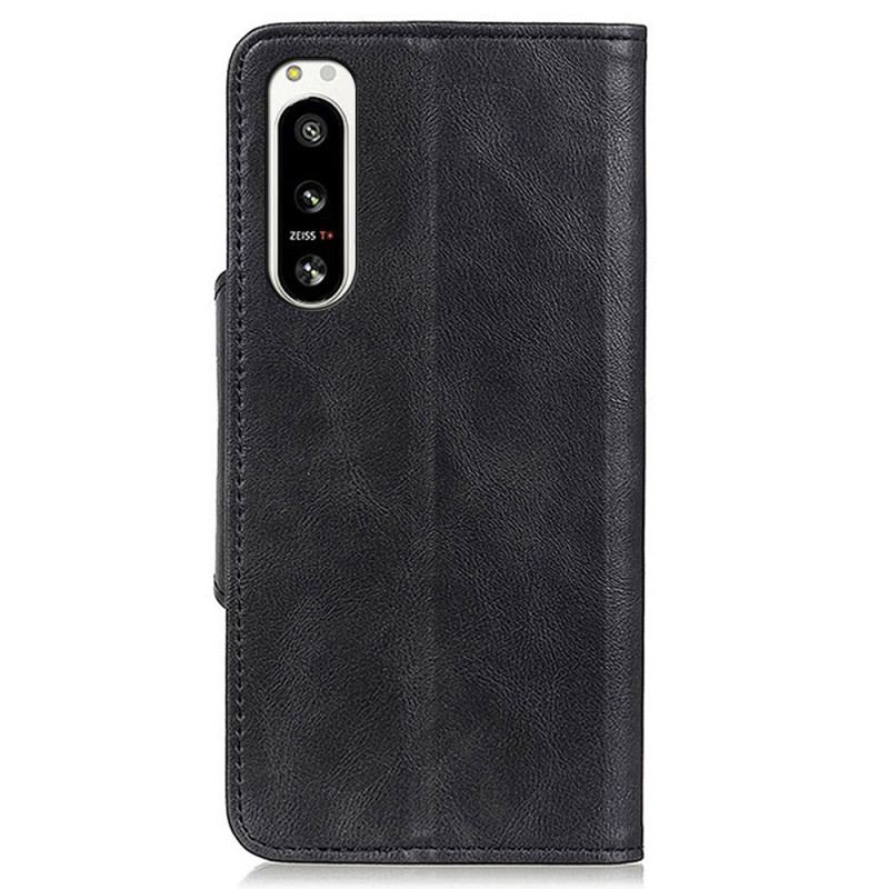 Capa Flip Para Sony Xperia 5 IV Botão Magnético