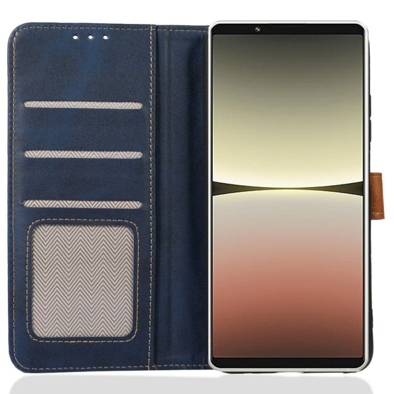 Capa Flip Para Sony Xperia 5 IV Com Alça