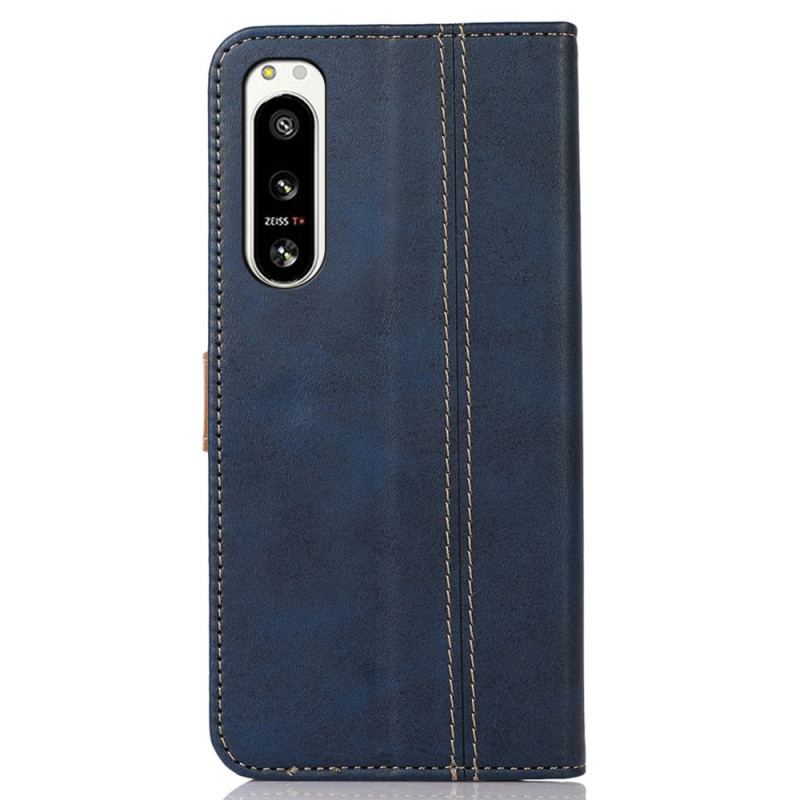 Capa Flip Para Sony Xperia 5 IV Com Alça