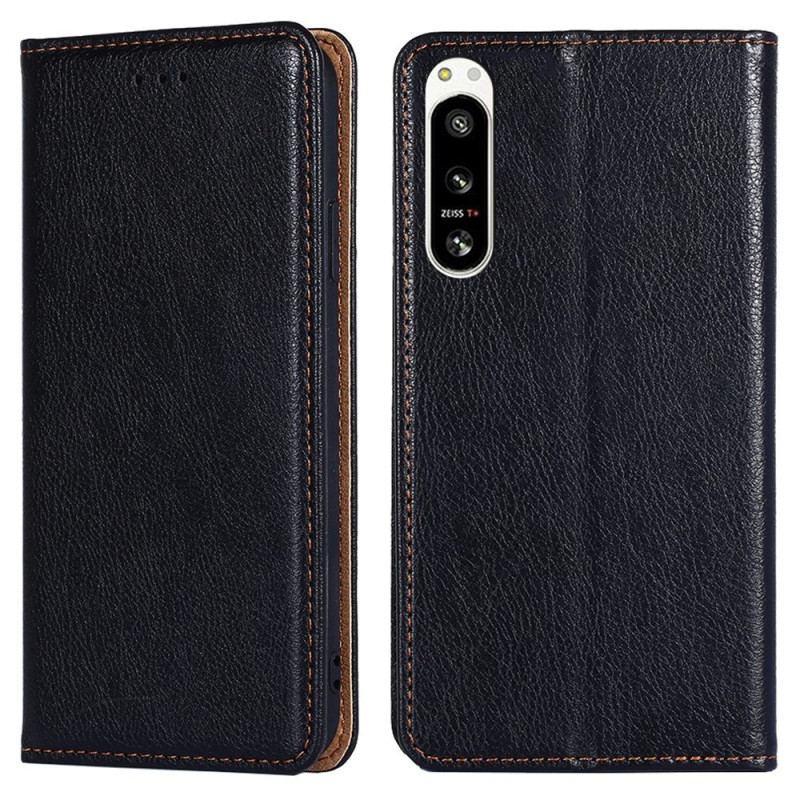 Capa Flip Para Sony Xperia 5 IV Design Vintage