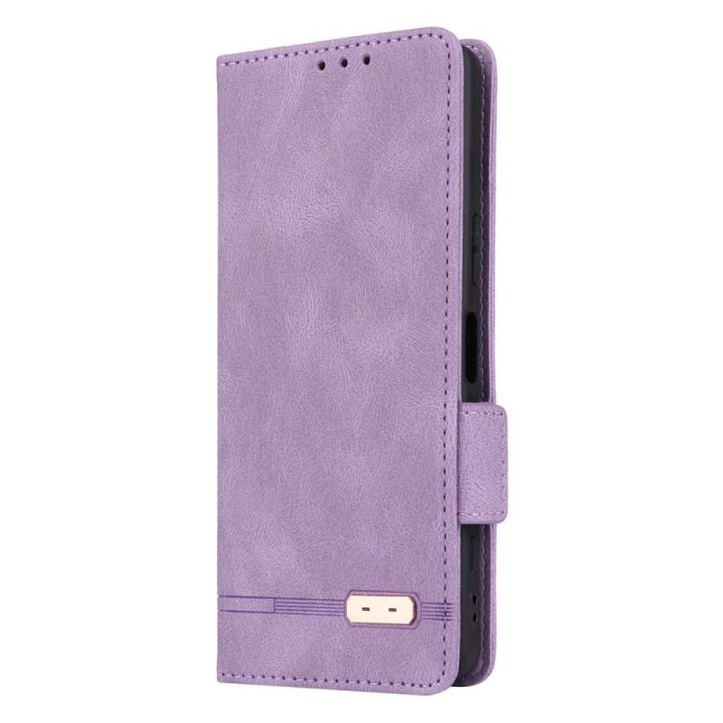 Capa Flip Para Sony Xperia 5 IV Elegância Sutil