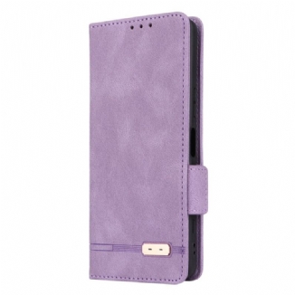 Capa Flip Para Sony Xperia 5 IV Elegância Sutil