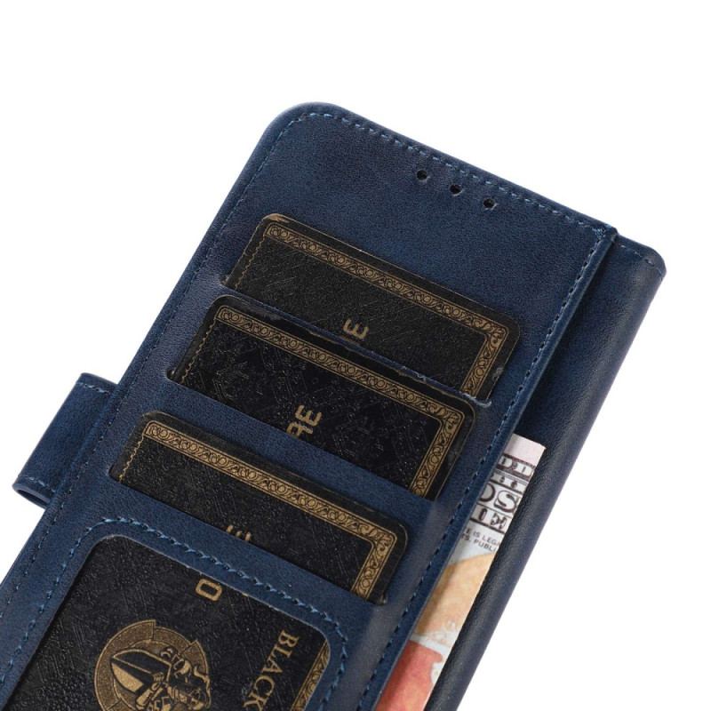 Capa Flip Para Sony Xperia 5 IV Estilo Clássico De Couro