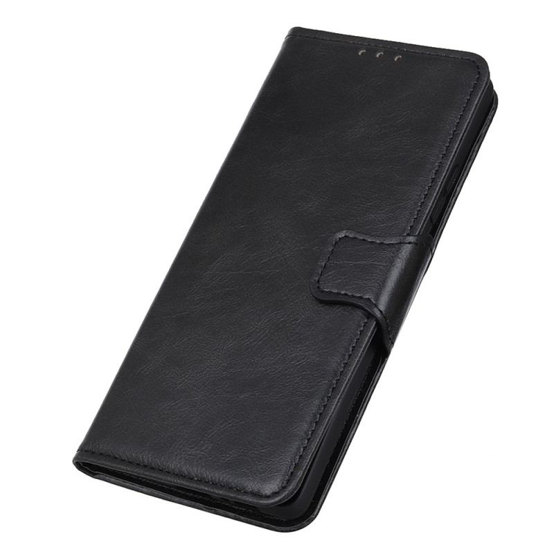 Capa Flip Para Sony Xperia 5 IV Fecho De Couro Estilo Reversível