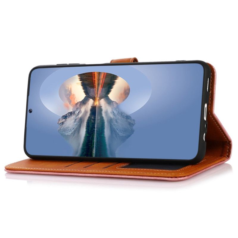 Capa Folio Para Sony Xperia 5 IV Fecho Dourado Khazneh