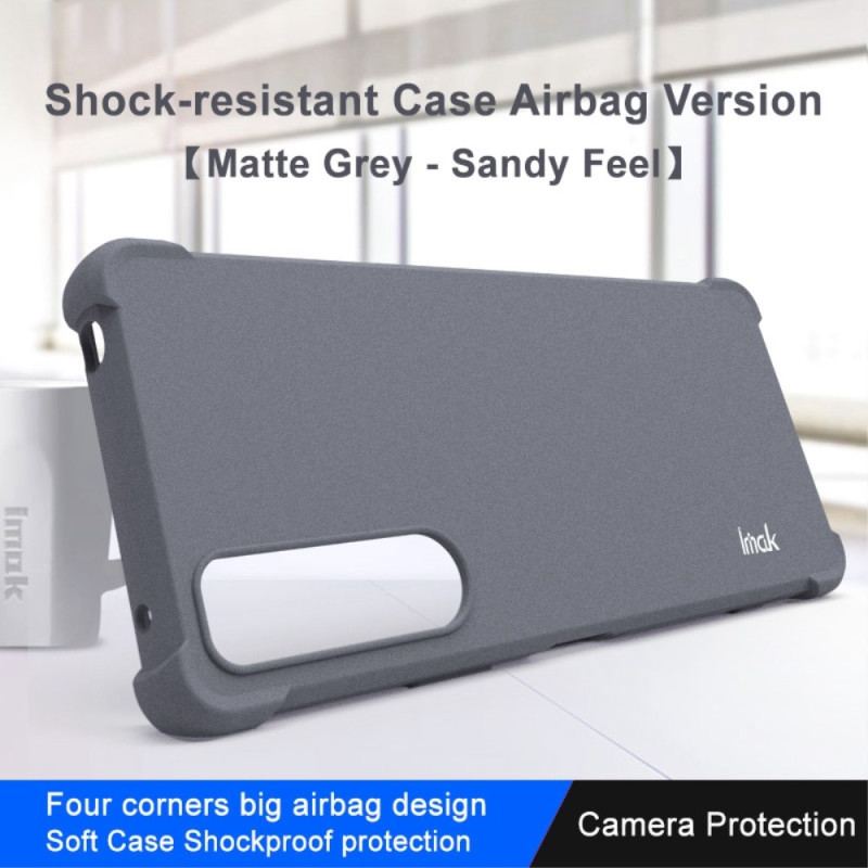 Capa Para Sony Xperia 5 IV Airbags De Silicone Fosco Imak