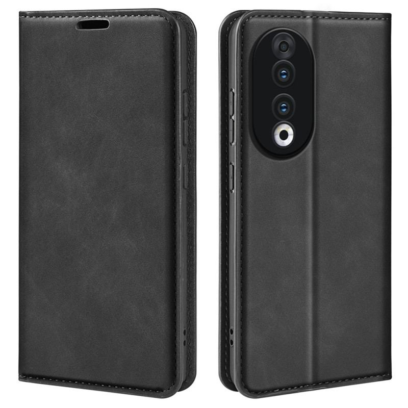 Capa De Celular Para Honor 90 Flip Estilo Couro