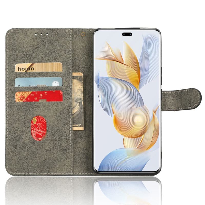 Capa Flip Para Honor 90 De Cordão Cordão Rfid