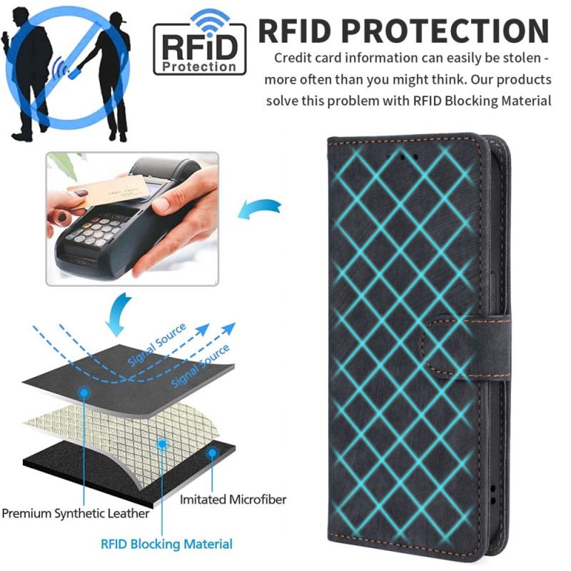 Capa Flip Para Honor 90 De Cordão Cordão Rfid