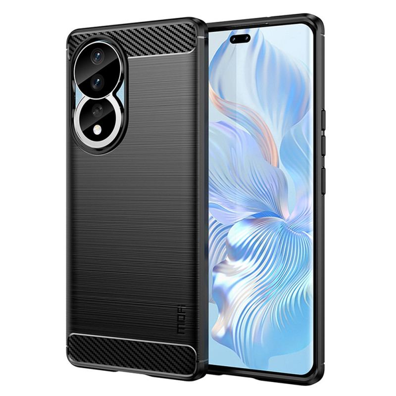 Capa Para Honor 90 Fibra De Carbono Escovada Mofi