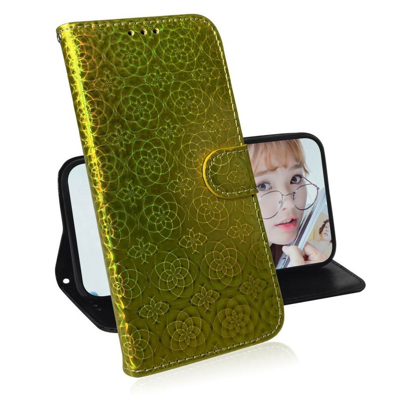 Capa De Couro Para Huawei P Smart S Cor Pura