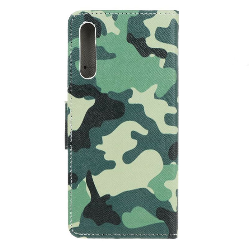 Capa Flip Para Huawei P Smart S Camuflagem Militar