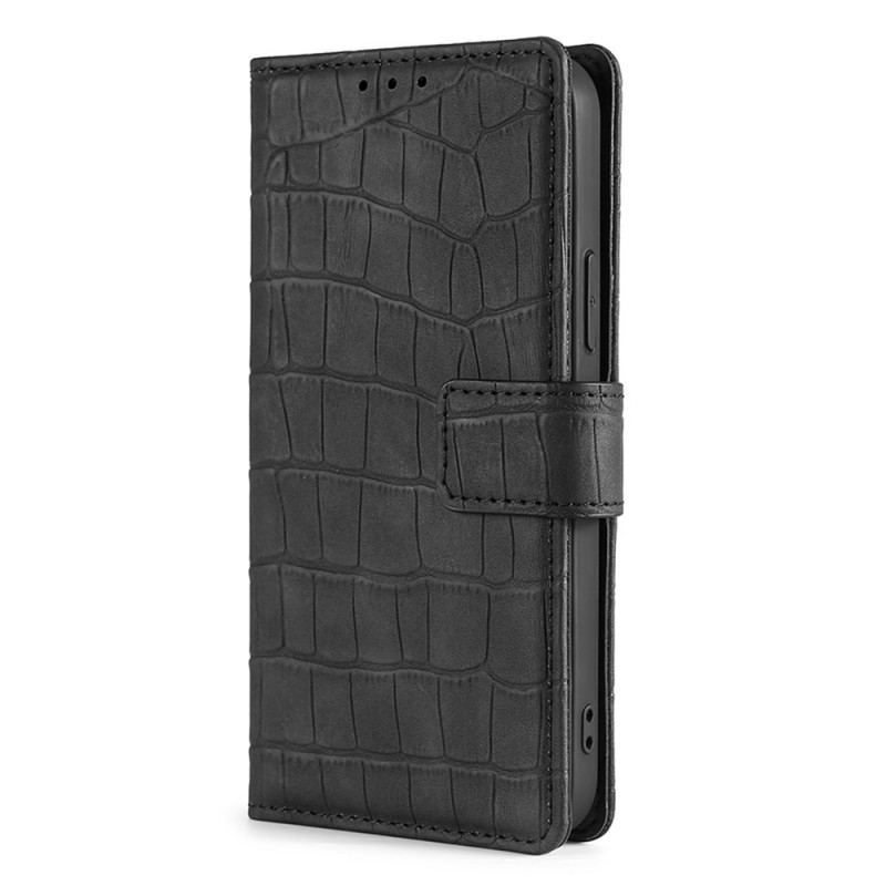 Capa De Couro Para Honor 50 Pro Pro Skin-touch Crocodile