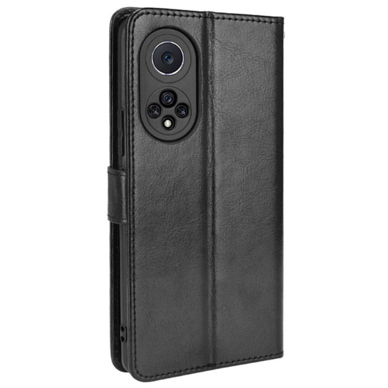 Capa Flip Para Honor 50 Pro Pro Couro Faux Flashy