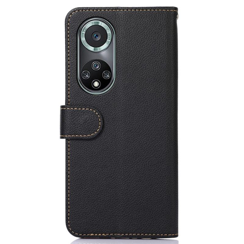 Capa Flip Para Honor 50 Pro Pro Style Lichia Rfid Khazneh