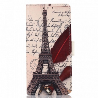 Capa Flip Para Honor 50 Pro Torre Eiffel Do Pro Poeta