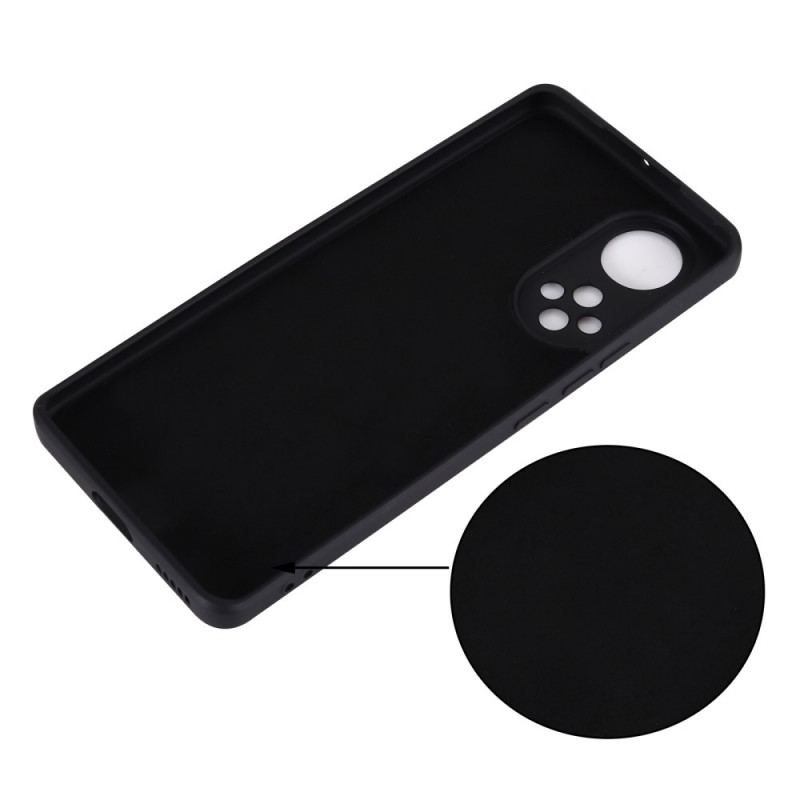 Capa Para Honor 50 Pro Pro Silicone Líquido Com Cordão