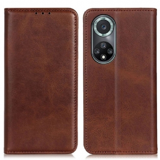 Capa De Celular Para Huawei Nova 9 Pro Flip Couro Rachado Elegância