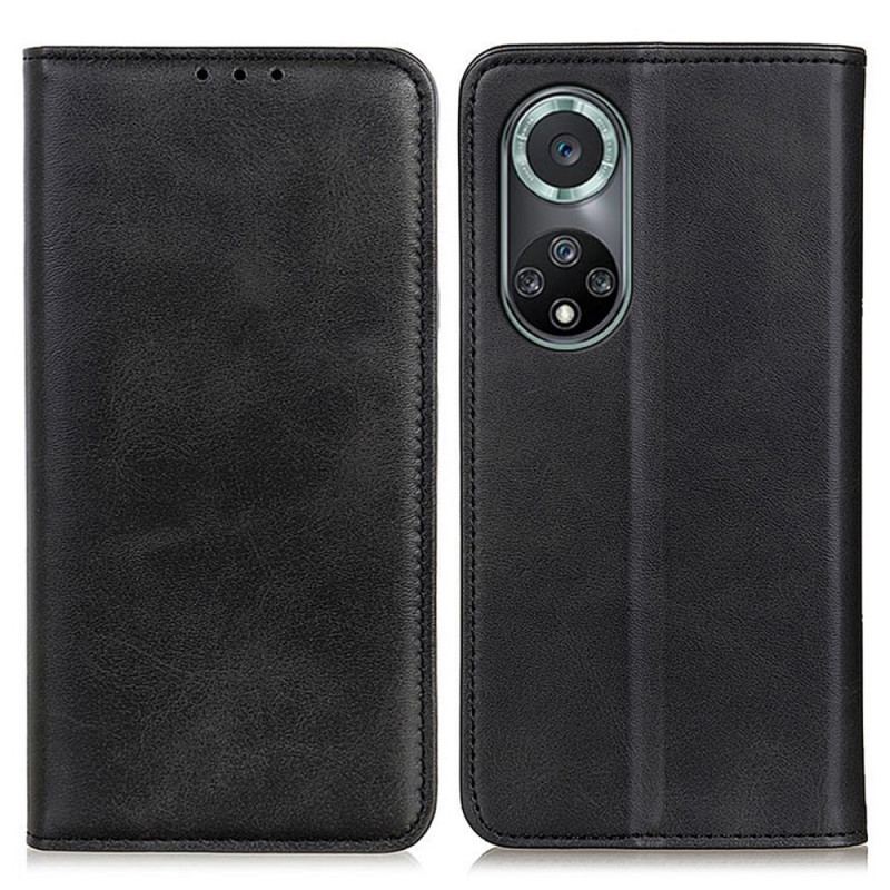 Capa De Celular Para Huawei Nova 9 Pro Flip Couro Rachado Elegância