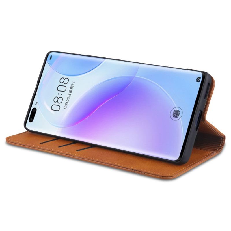 Capa De Celular Para Huawei Nova 9 Pro Flip Estilo De Couro Azns