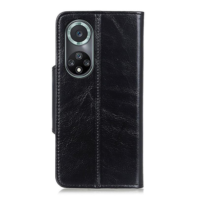 Capa De Couro Para Huawei Nova 9 Pro Imitação De Couro Brilhante Khazneh