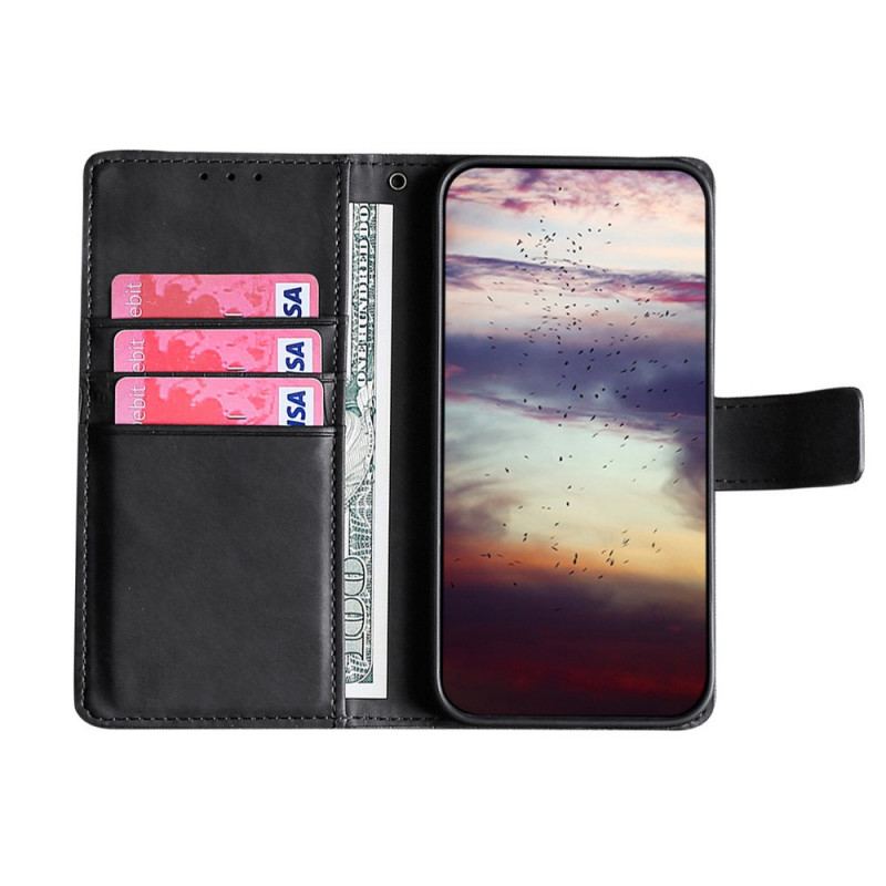 Capa Flip Para Huawei Nova 9 Pro Crocodilo Com Toque De Pele