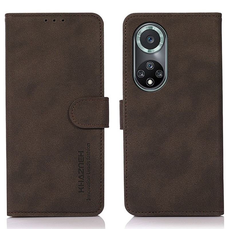 Capa Folio Para Huawei Nova 9 Pro Khazneh Moda Efeito Couro