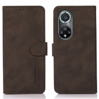 Capa Folio Para Huawei Nova 9 Pro Khazneh Moda Efeito Couro