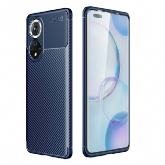 Capa Para Huawei Nova 9 Pro Textura Flexível De Fibra De Carbono