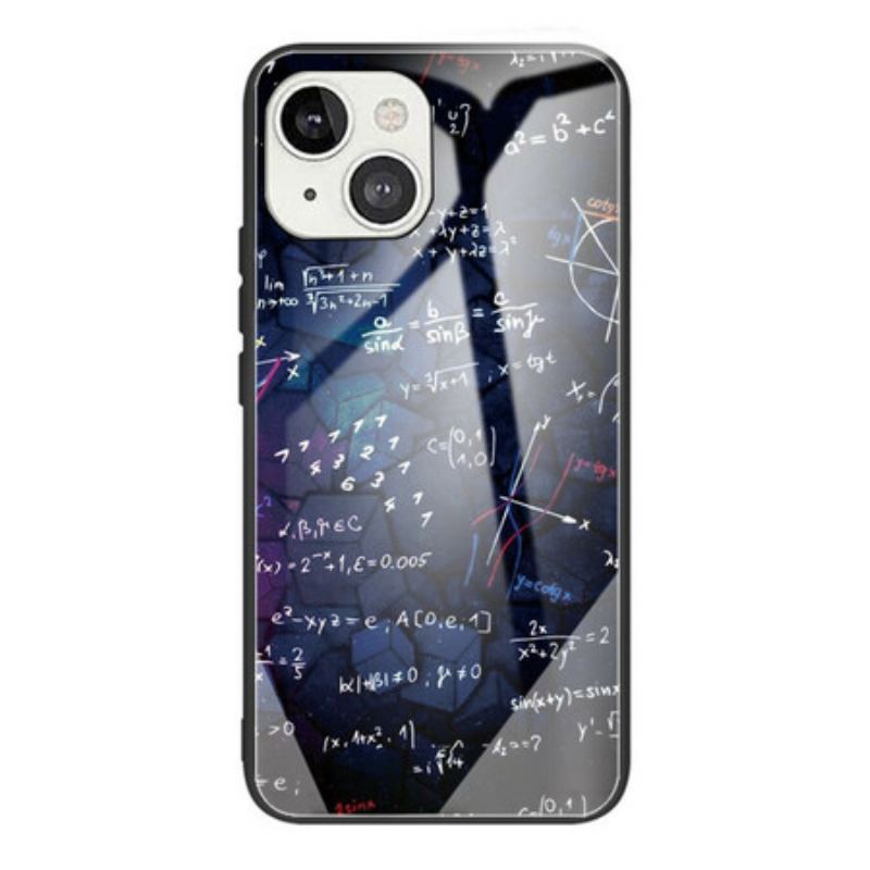 Capa De Celular Para iPhone 13 Mini Cálculos Matemáticos De Vidro Temperado