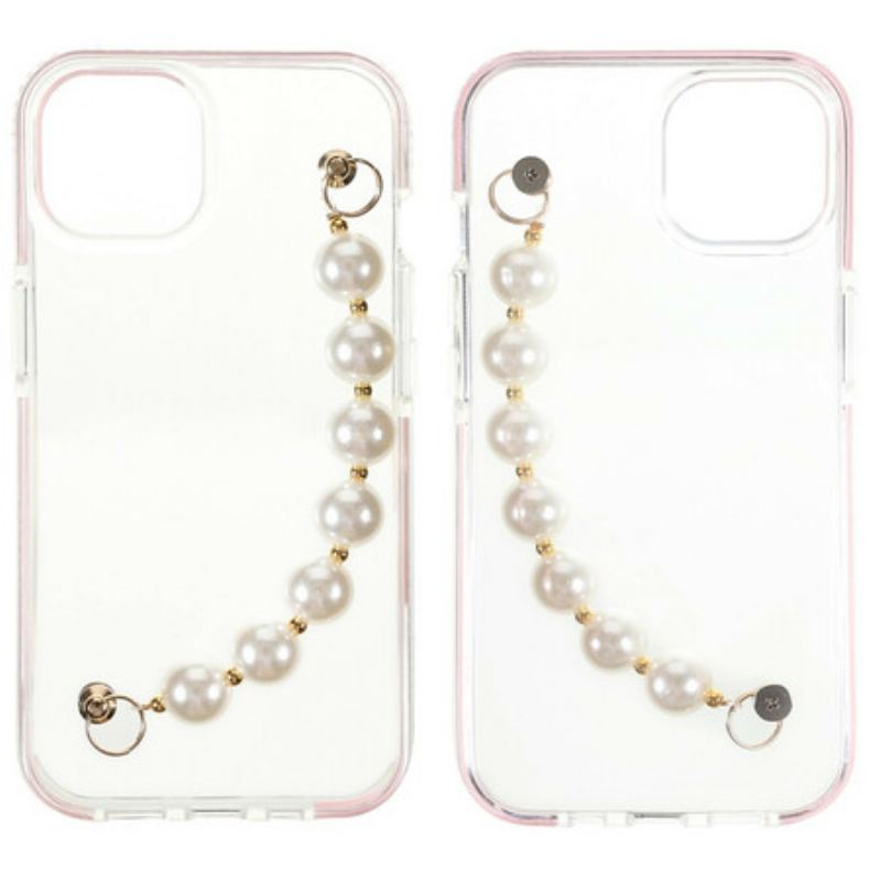 Capa De Celular Para iPhone 13 Mini Contas De Pulseira De Silicone