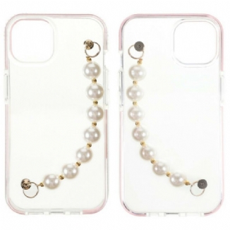 Capa De Celular Para iPhone 13 Mini Contas De Pulseira De Silicone