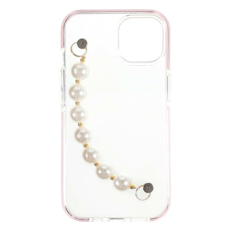 Capa De Celular Para iPhone 13 Mini Contas De Pulseira De Silicone