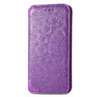 Capa De Celular Para iPhone 13 Mini Flip Mandala